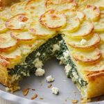 Comforting Spinach Potato Cheese Bake