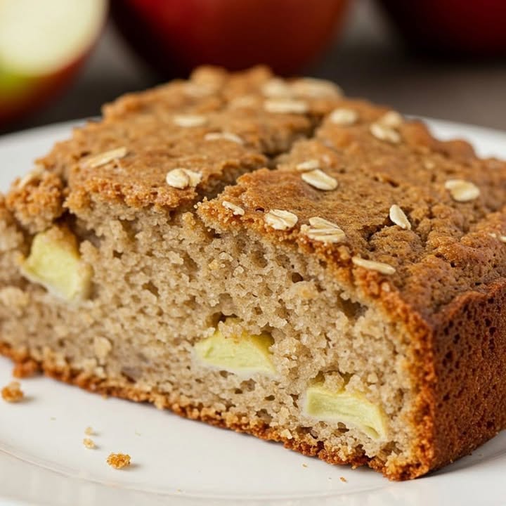 Deliciously Healthy Oat Apple Cake