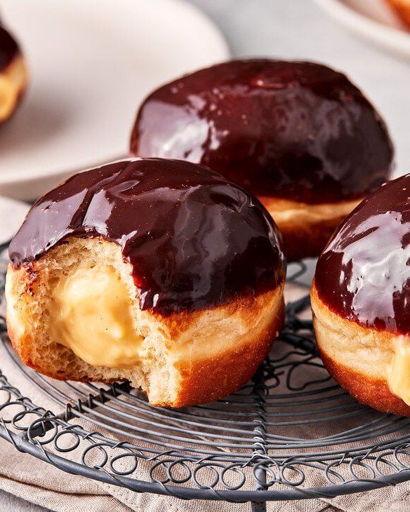 Heavenly Boston Cream Donuts Delight