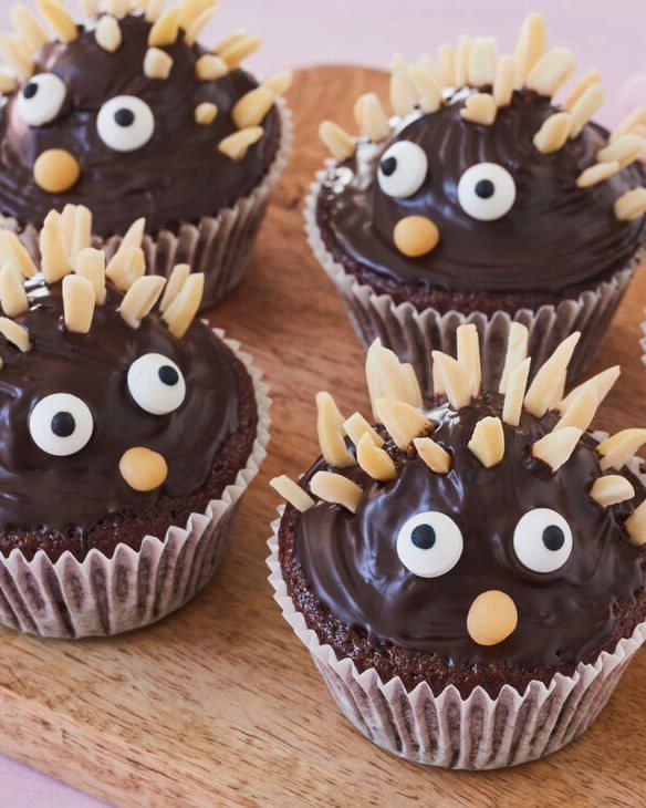 Hedgehog Muffins Irresistible Chocolate Delight