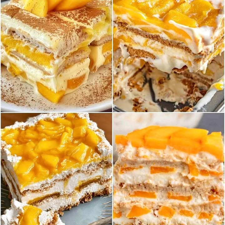 Mango Delight No-Bake Comfort Cake