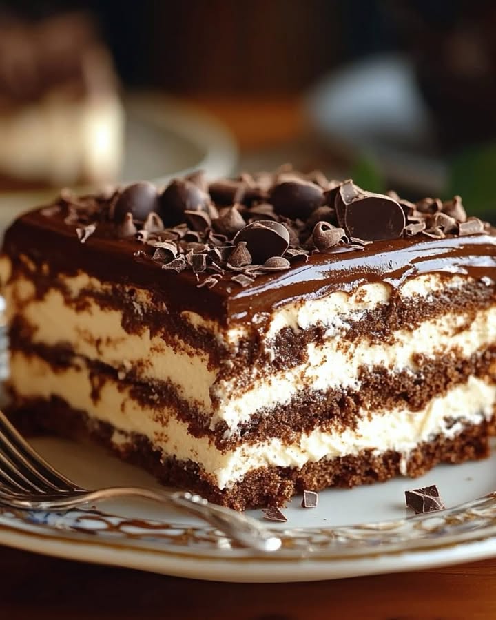 No-Bake Chocolate clair Delight