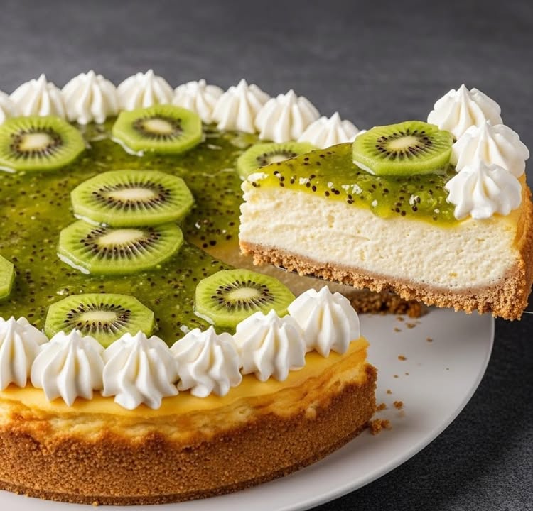 Tropical Kiwi Cheesecake Delight
