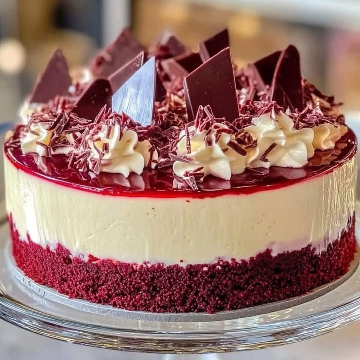 Heavenly Red Velvet Cheesecake Delight