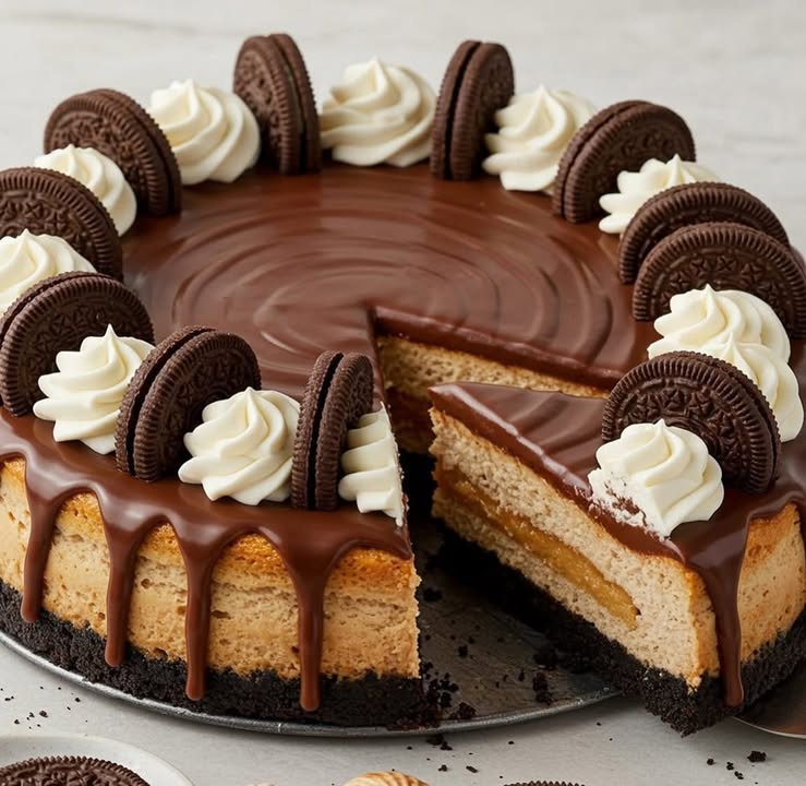 Peanut Butter Oreo Cheesecake Delight
