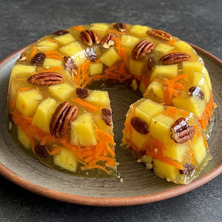 Delightfully Creamy Pineapple Carrot Dessert