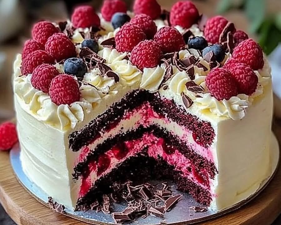 Decadent White Chocolate Raspberry Delight
