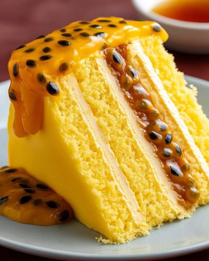 Tropical Delight Maracuy Cake Bliss